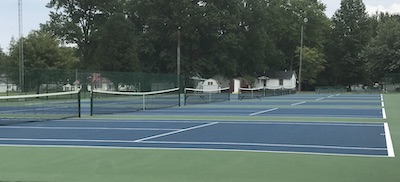 tennis courts